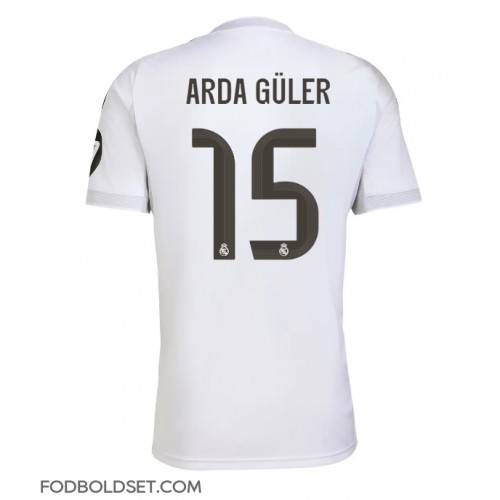 Real Madrid Arda Guler #15 Hjemmebanetrøje 2025-26 Kortærmet